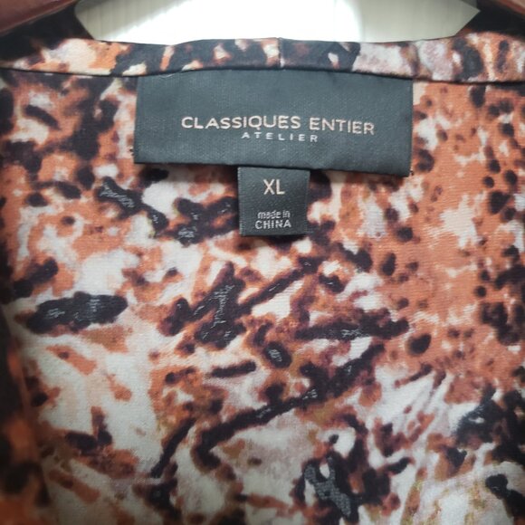 NWOT- Classiques Entier Atelier Silk Tank XL - Picture 4 of 6